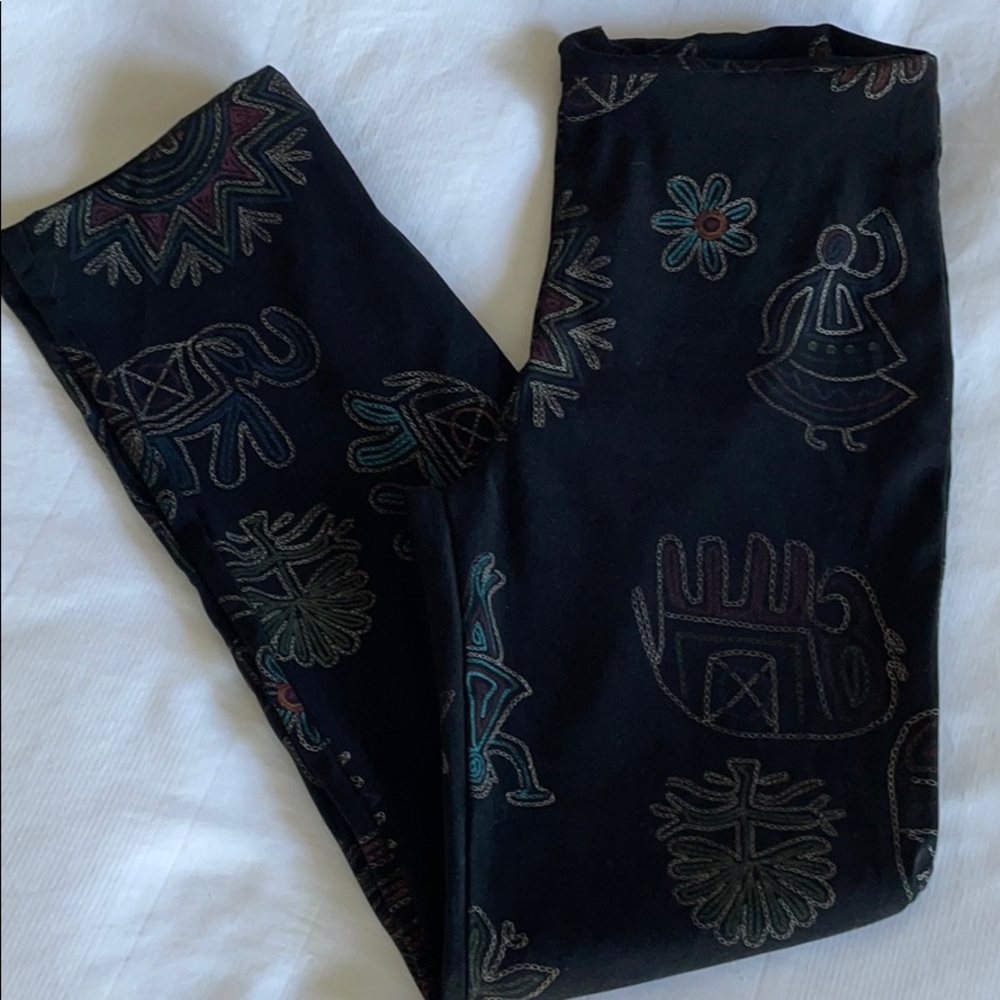Boho Aztec Print Pants - Picture 4 of 11